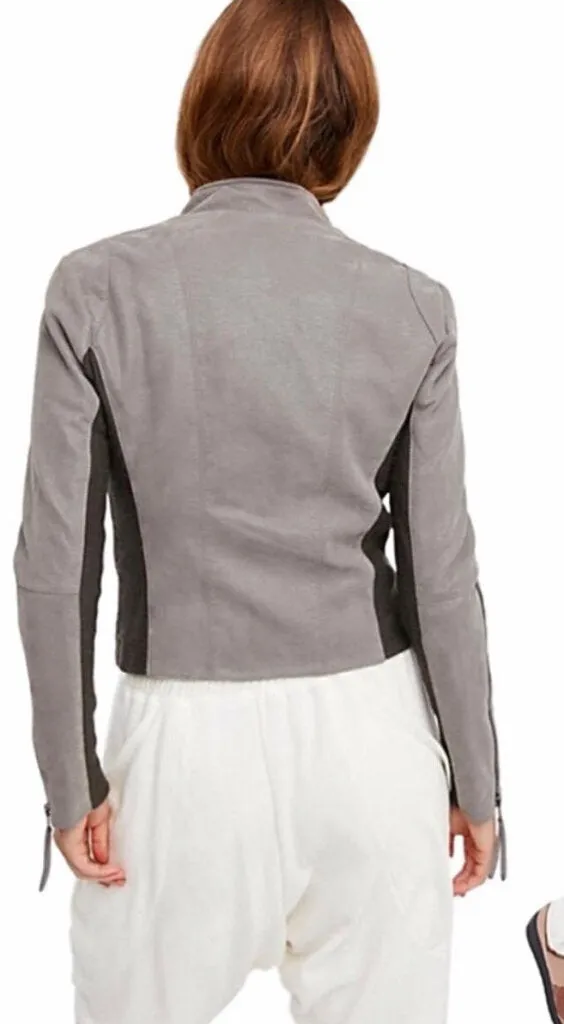 Free People Cool and Clean Moto Jacket - Size 0