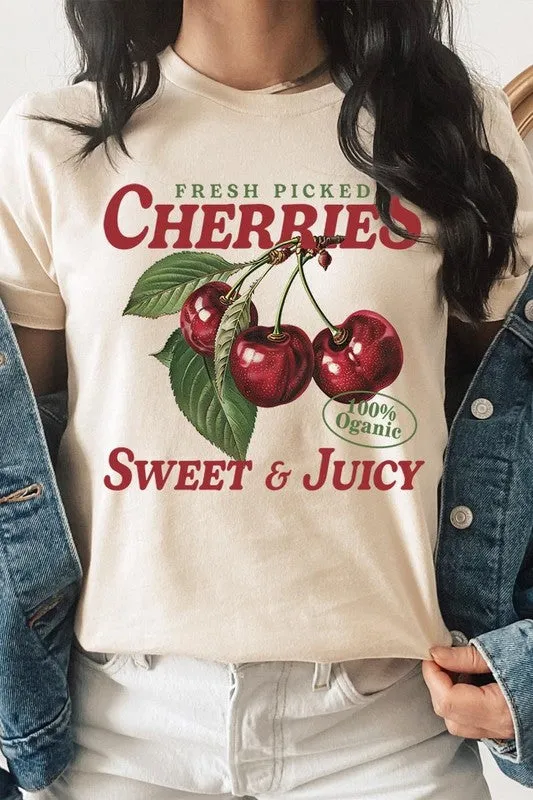 Fresh Picked Cherries Graphic Tee