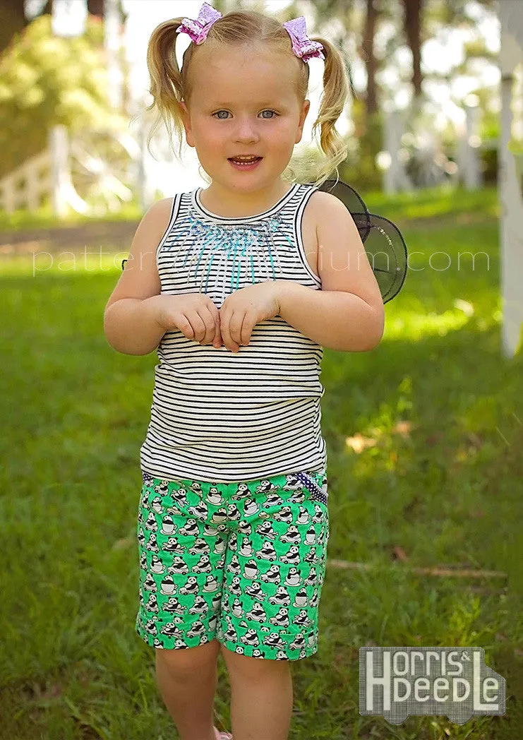 Honeybuns | Girls Shorts Sewing Pattern